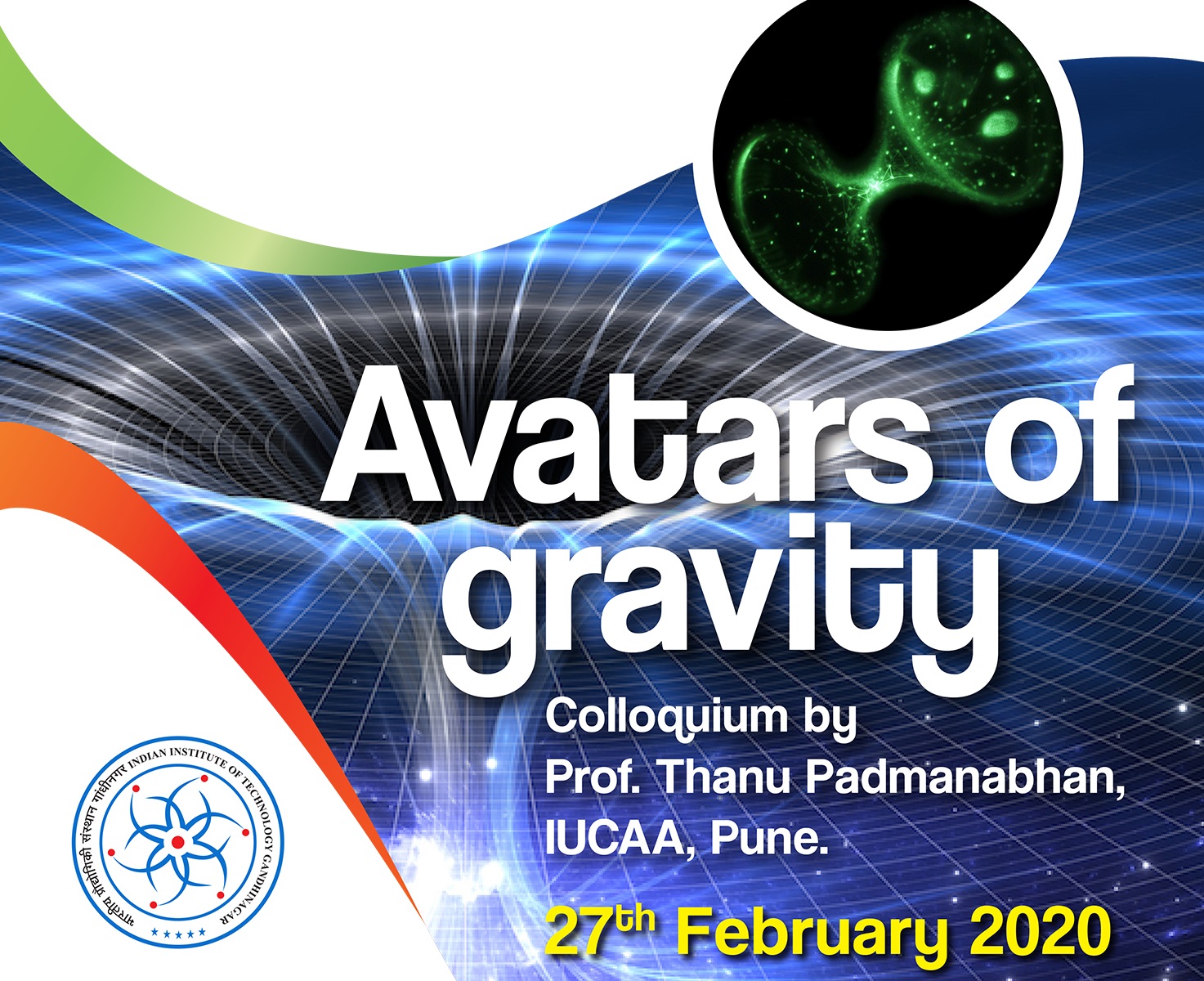 Colloquium at IITGN to decode different aspects of gravitational physics