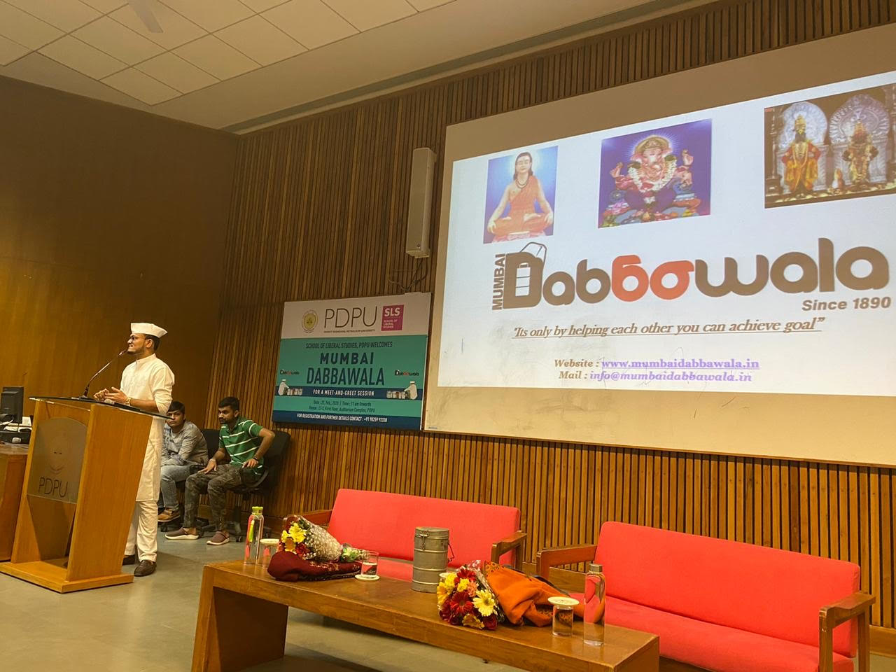 Mumbai Dabbawala, Meet & Greet Session at PDPU