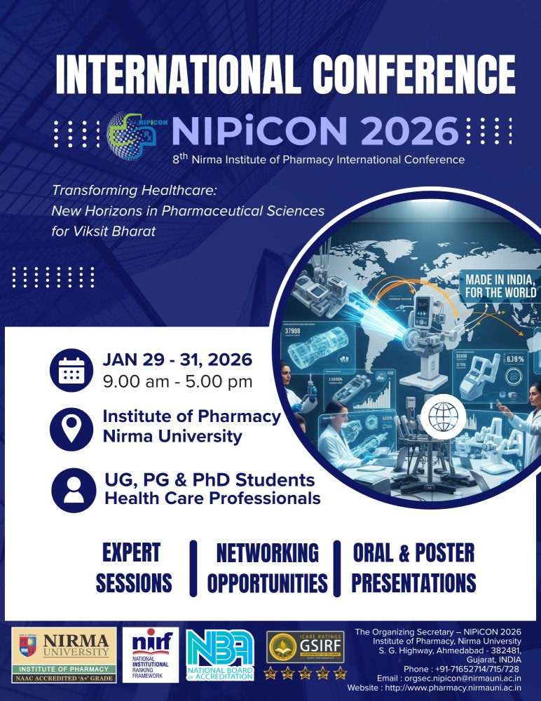 8th International Conference – NIPiCON 2026 from January 29–31, 2026. Call for Papers