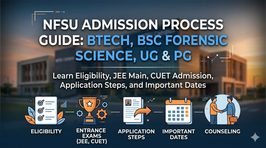 Nfsu Rol NFSU Admission Process Guide: BTech, BSc Forensic Science, UG & PG ...