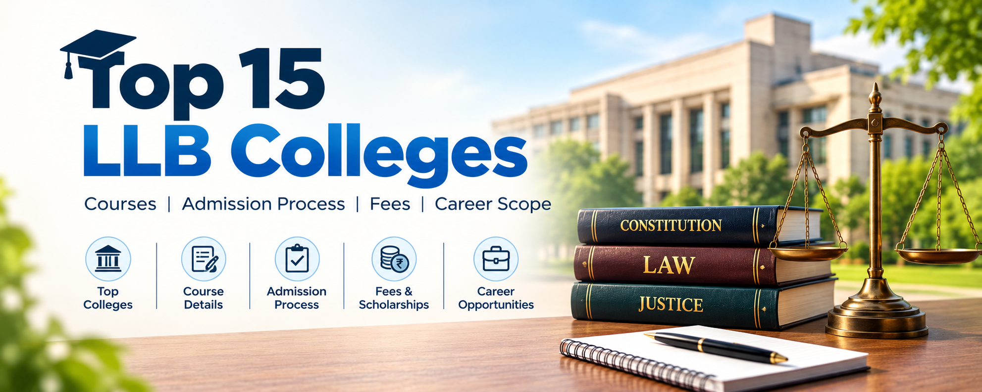 top LLB colleges through CLAT